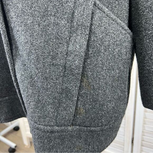 Mackintosh Vintage Gray Wool Pea Coat 14 Large - Picture 6 of 16